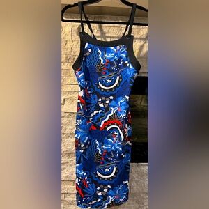 Tommy Bahama size XS blue floral summer dress